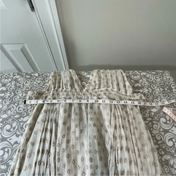 Free People Gold And Cream Maxi Dress - Picture 11 of 15